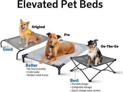 the Original Cooling Elevated Pet Bed, S to L Sizes