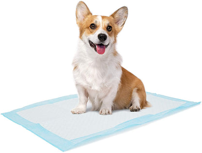 Dog and Puppy Training Pads, 13”×18” Disposable Dog Pee Pads, Ultra Absorbent & Leak-Proof Pet Underpads, Dry Quickly Pee Pad for Dog Cats Rabbits or Other House Training Pets (100/Counts)