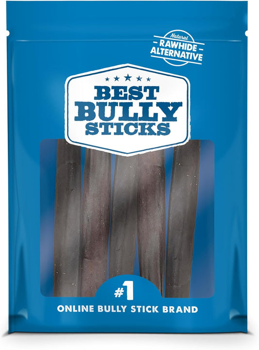 All Natural Dog Chews - 6 Inch Beef Collagen Sticks - USA Baked & Packed - Highly Digestible, Limited Ingredient, Rawhide Alternative Dog Chew - 5 Pack